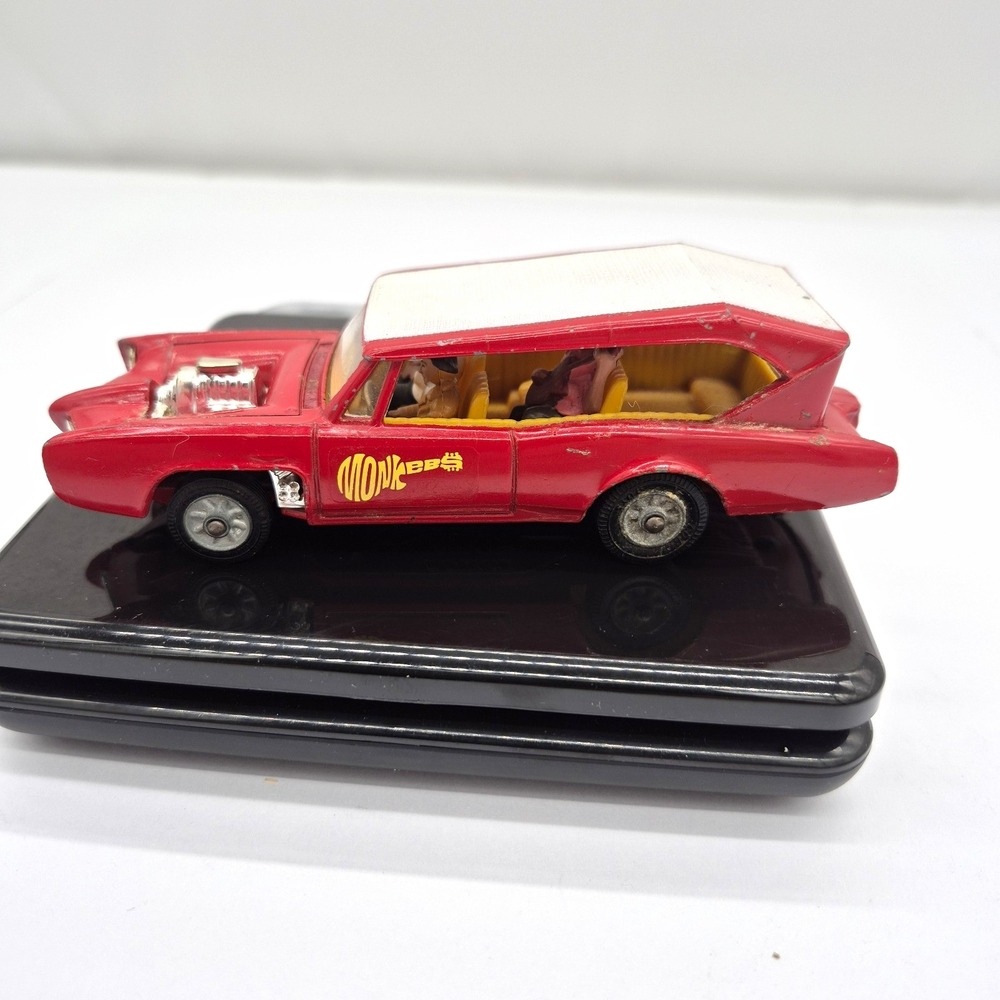 Corgi Toys Monkeemobile Diecast Car Red w/ White Roof The Monkees